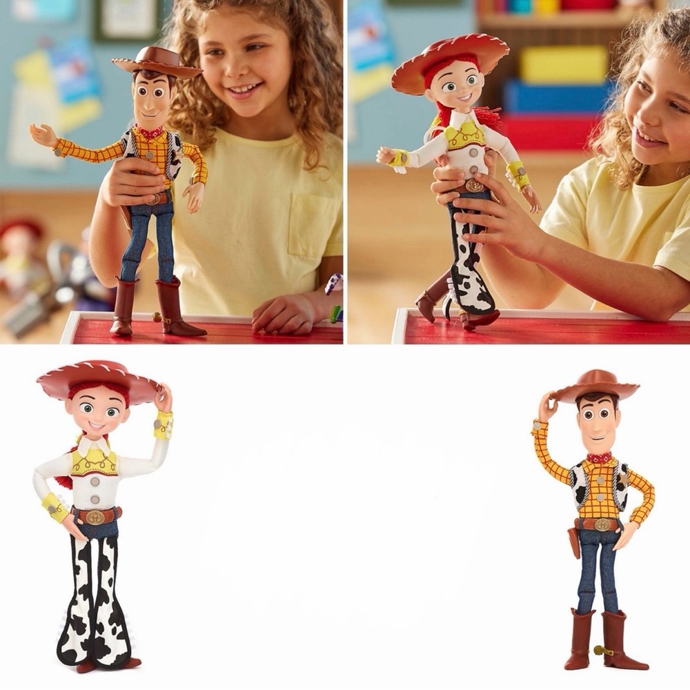 Disney - Toy Story Jessie & Woody - Talking Action Figures, 15"